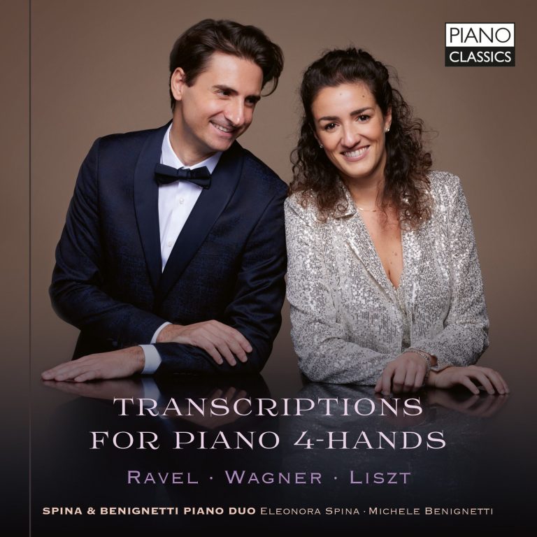Transcriptions for Piano Four Hands – Spina & Benignetti | Award-Winning Album Discover Transcriptions for Piano Four Hands, by Spina & Benignetti Piano Duo, Gold Medal winner and submitted for GRAMMY® consideration